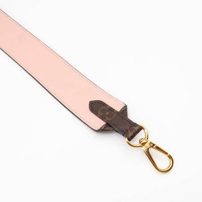 Bandoulière Monogram Rose Ballerine Shoulder Strap