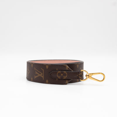 Bandoulière Monogram Rose Ballerine Shoulder Strap