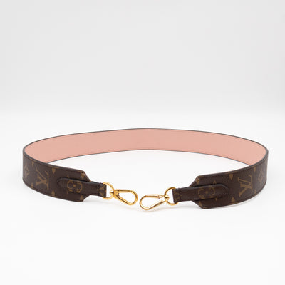 Bandoulière Monogram Rose Ballerine Shoulder Strap