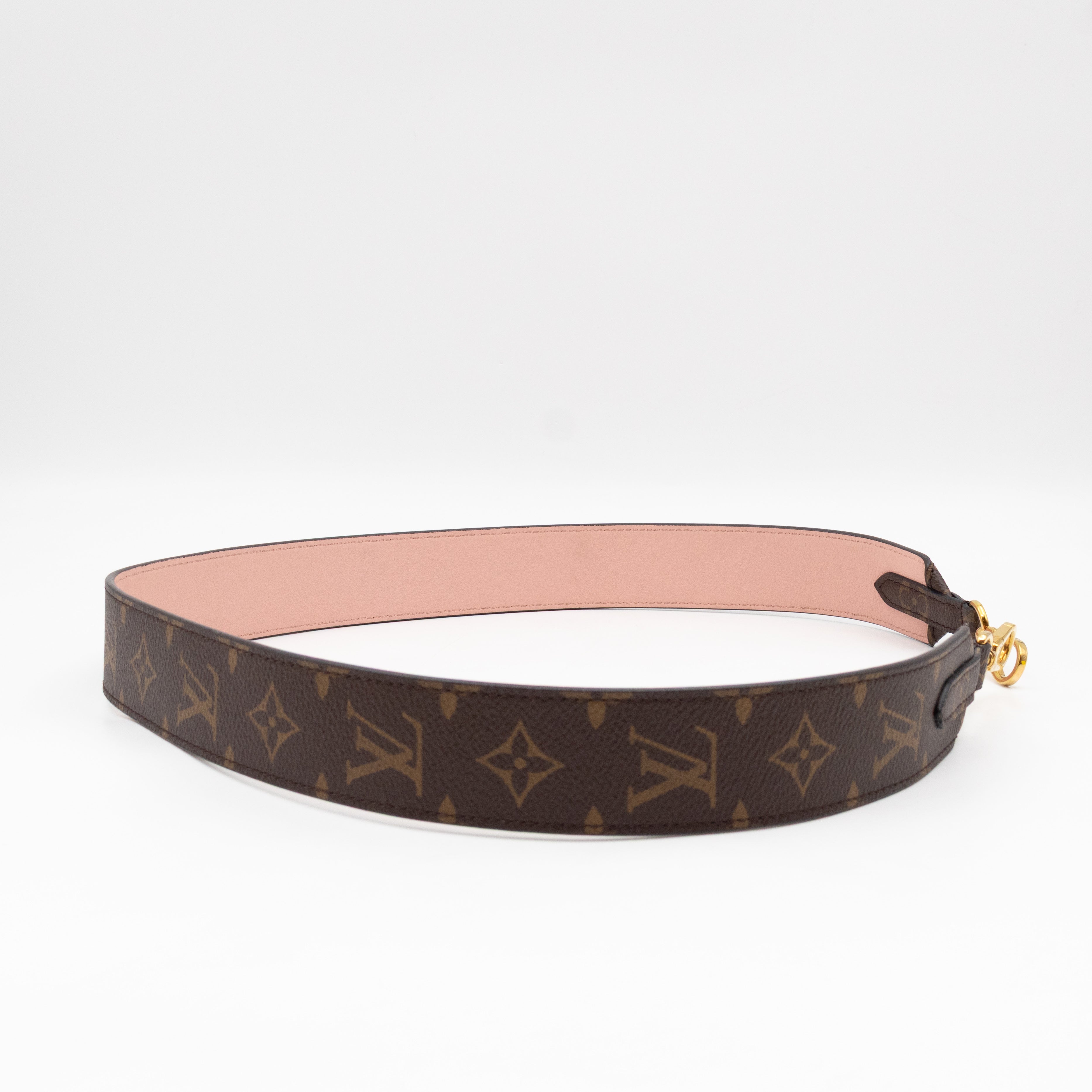 Bandoulière Monogram Rose Ballerine Shoulder Strap
