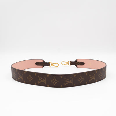 Bandoulière Monogram Rose Ballerine Shoulder Strap