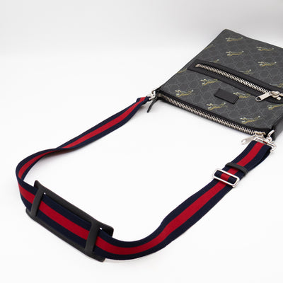 Messenger Bag GG Supreme Tigers Black