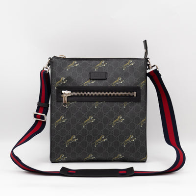 Messenger Bag GG Supreme Tigers Black