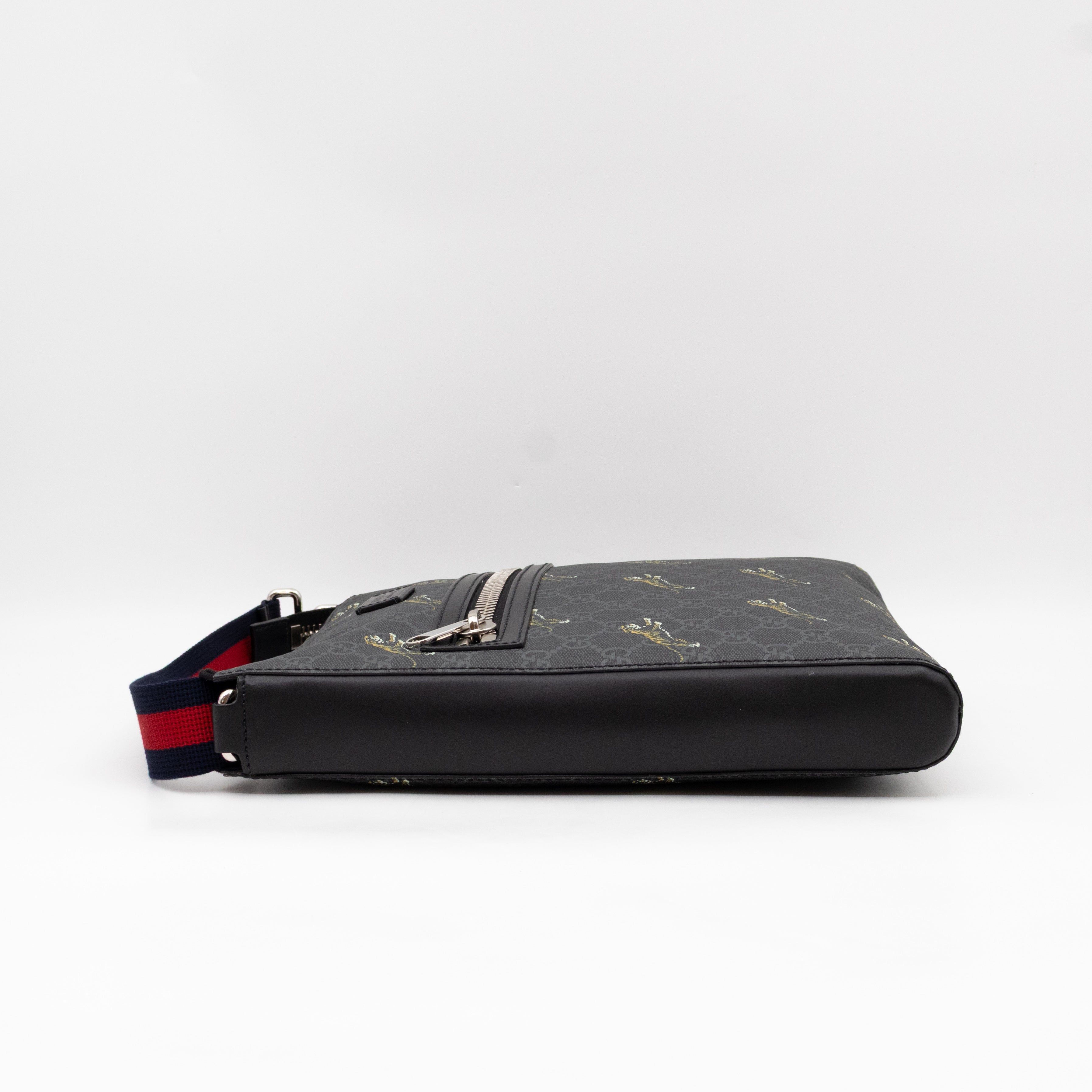 Messenger Bag GG Supreme Tigers Black