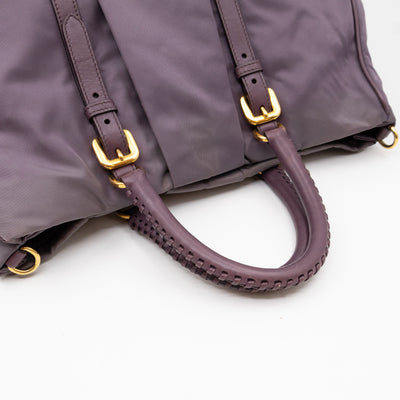 Shopping Bag Tessuto Mirtillo Soft Nylon