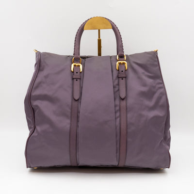 Shopping Bag Tessuto Mirtillo Soft Nylon