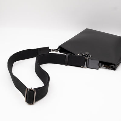 Rockstud Crossbody Bag Black Leather