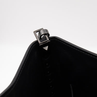 Rockstud Crossbody Bag Black Leather