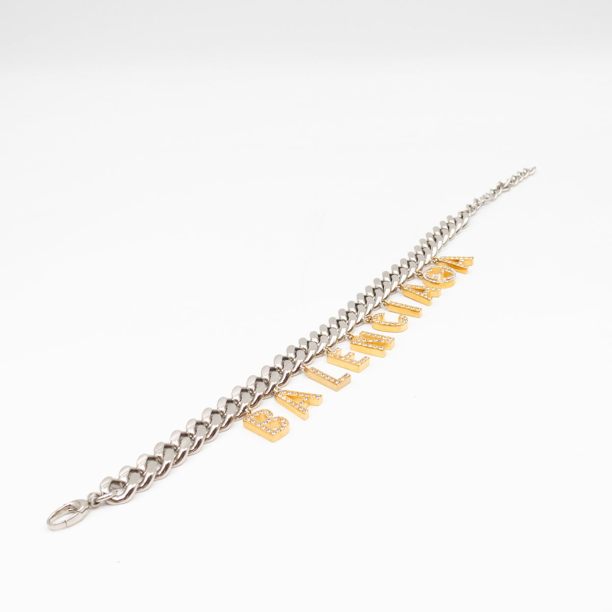 Gucci x Balenciaga Script Choker Silver & Gold