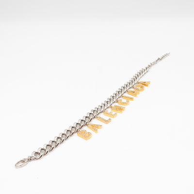 Gucci x Balenciaga Script Choker Silver & Gold