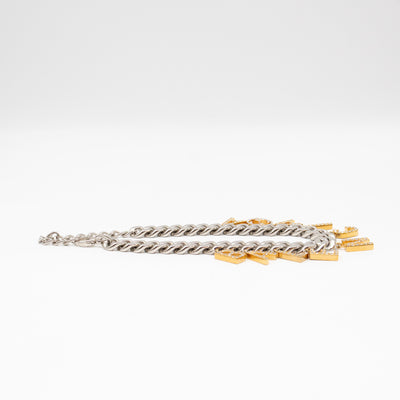 Gucci x Balenciaga Script Choker Silver & Gold