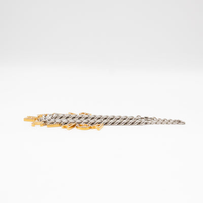 Gucci x Balenciaga Script Choker Silver & Gold