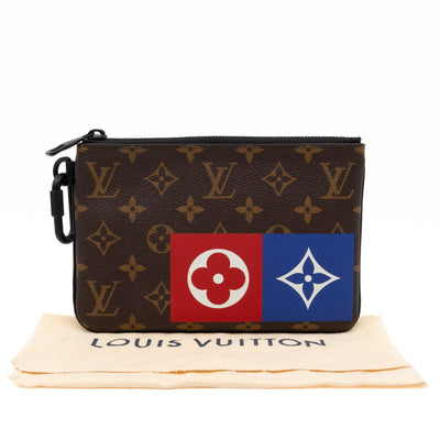 Zipped Pouch MM Monogram Logo Story