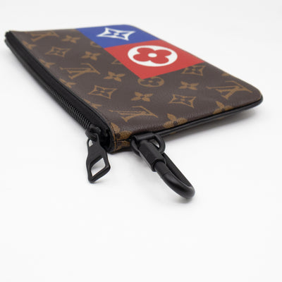 Zipped Pouch MM Monogram Logo Story