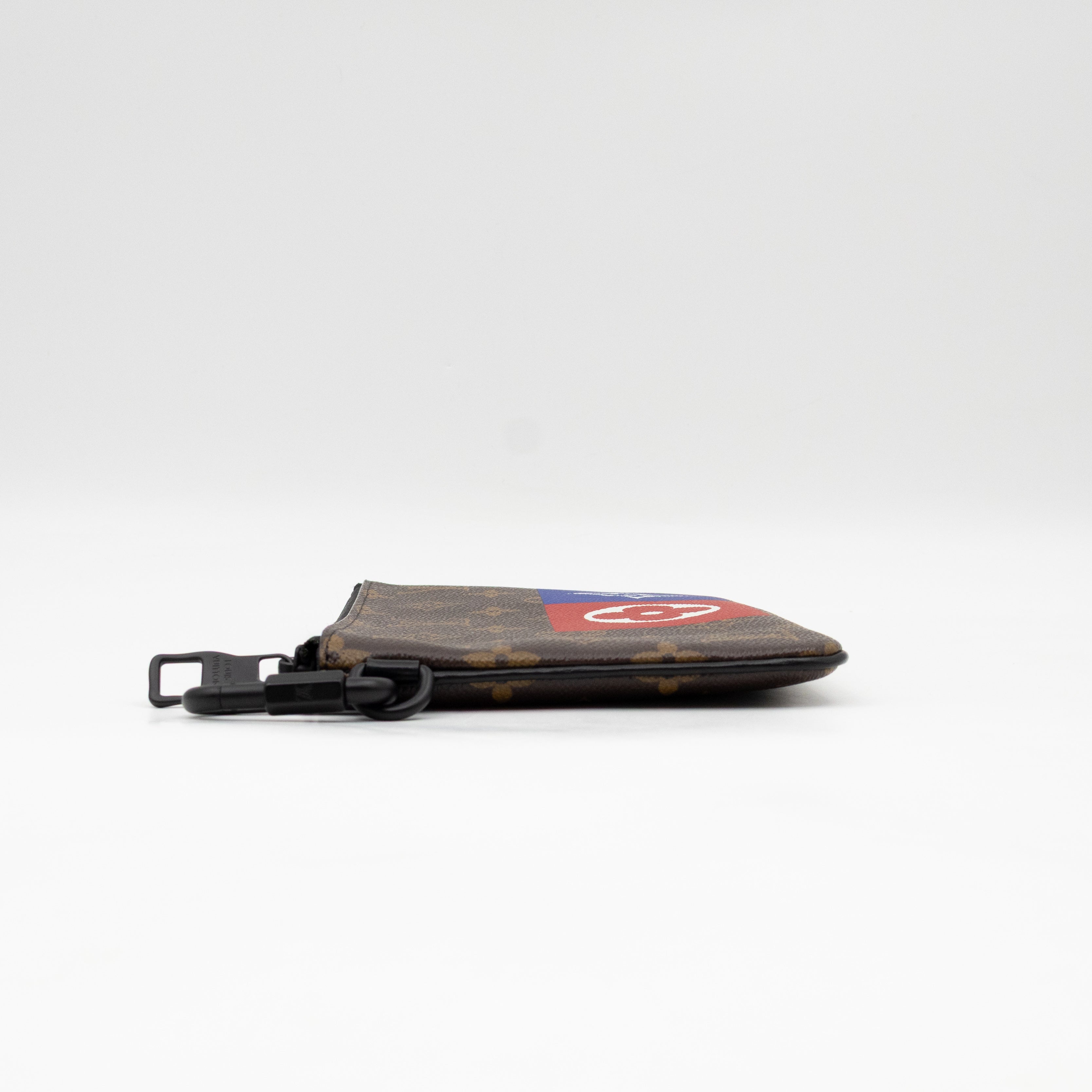 Zipped Pouch MM Monogram Logo Story