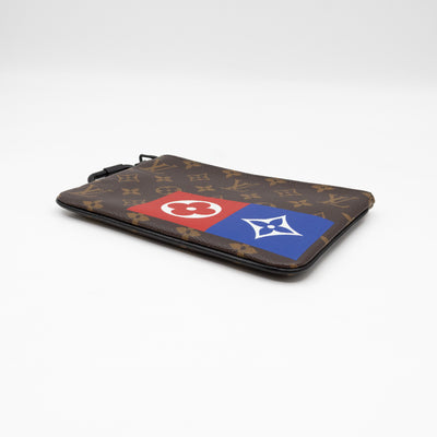 Zipped Pouch MM Monogram Logo Story