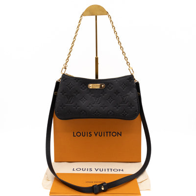 Pochette Liv Black Monogram Empreinte