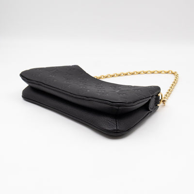 Pochette Liv Black Monogram Empreinte