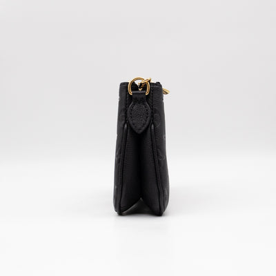 Pochette Liv Black Monogram Empreinte