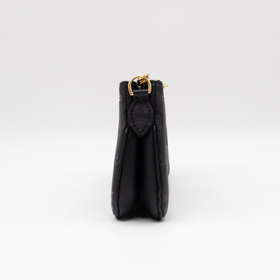 Pochette Liv Black Monogram Empreinte