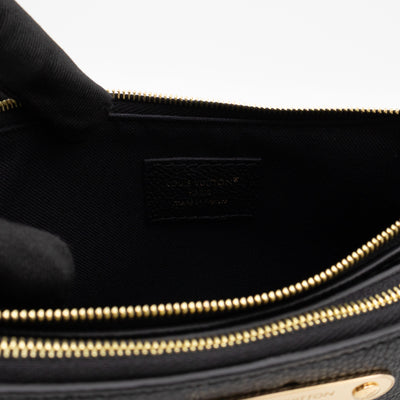 Pochette Liv Black Monogram Empreinte