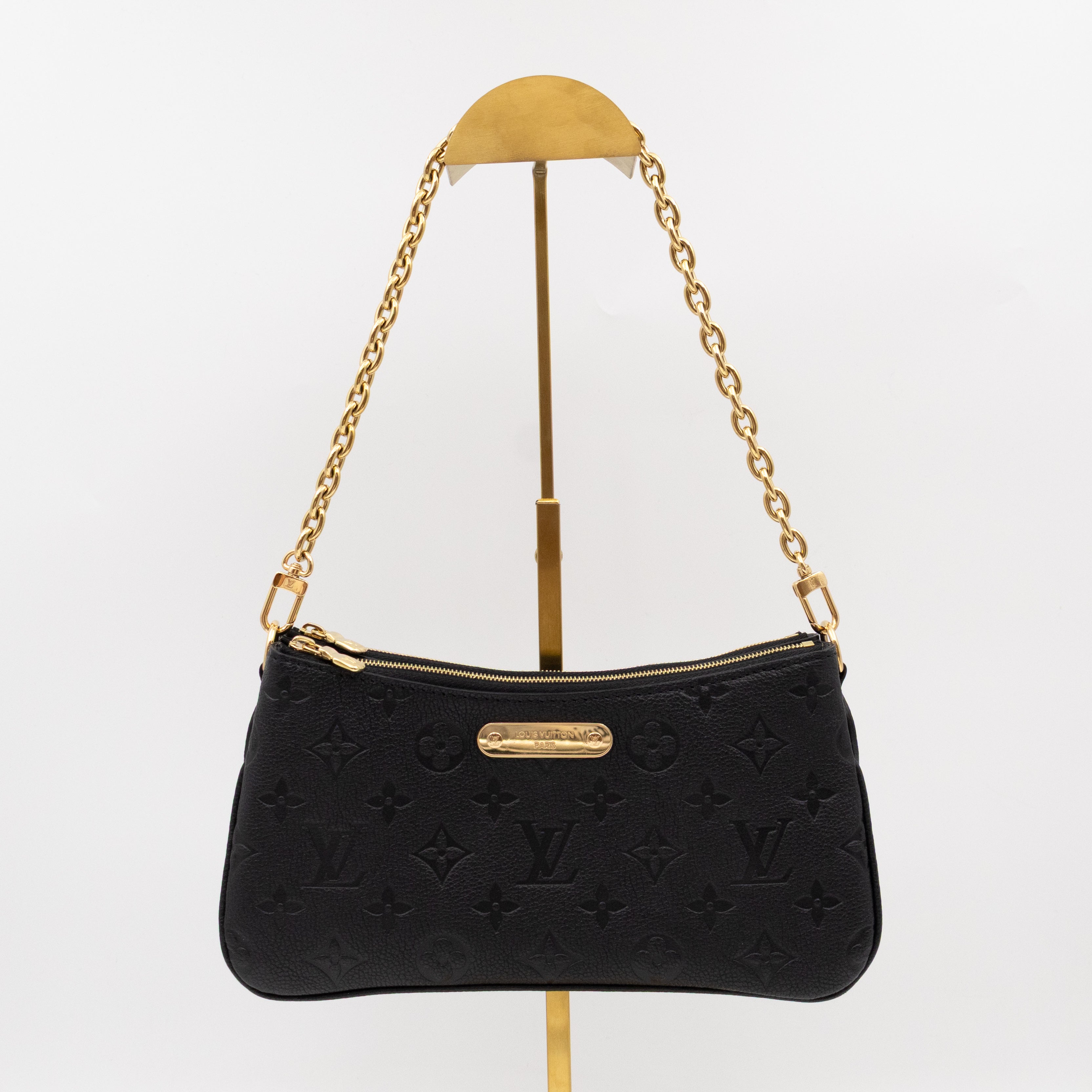 Pochette Liv Black Monogram Empreinte