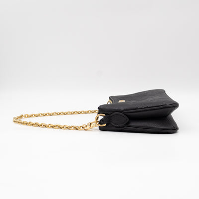 Pochette Liv Black Monogram Empreinte