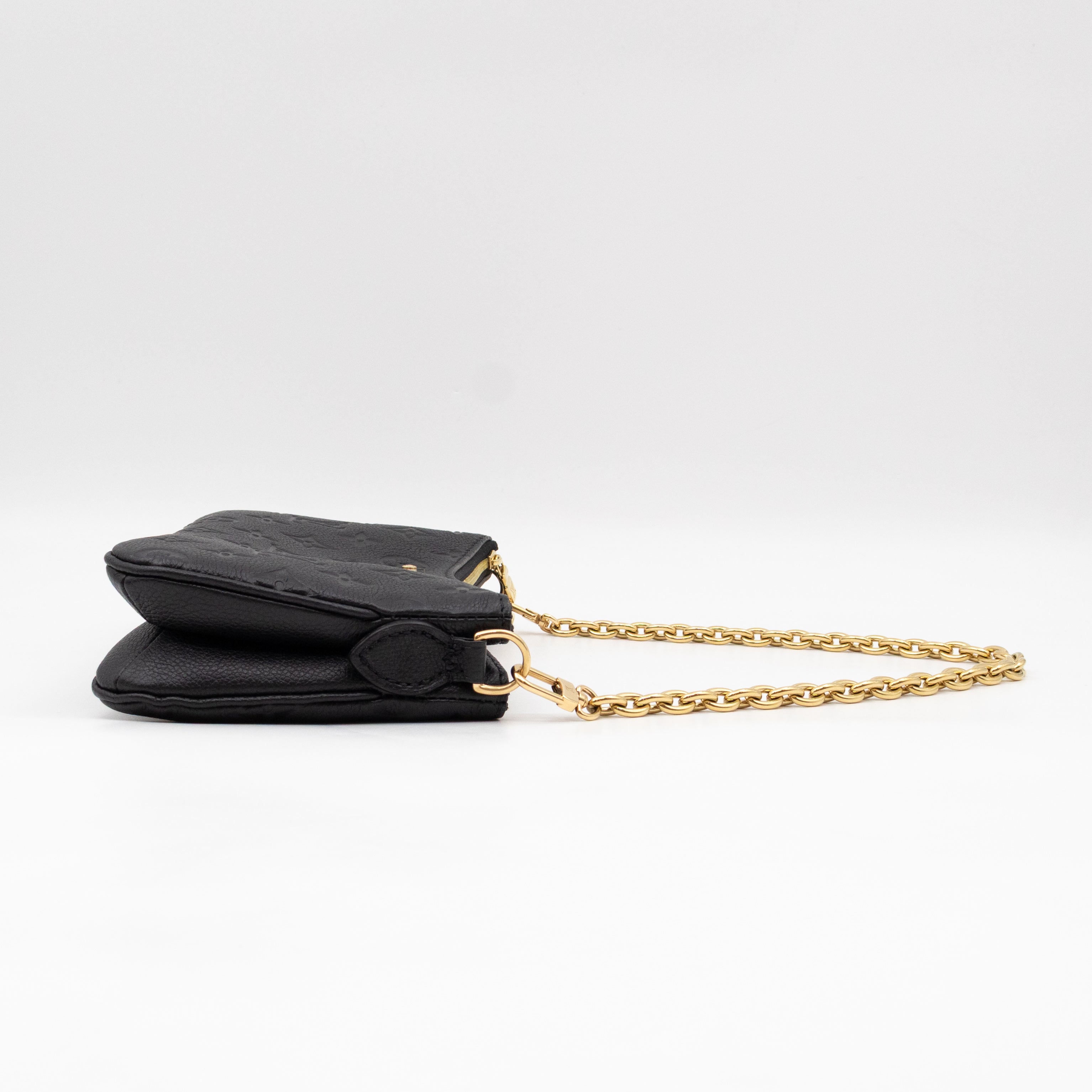 Pochette Liv Black Monogram Empreinte