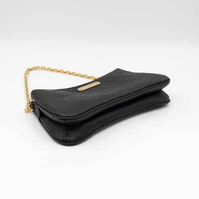 Pochette Liv Black Monogram Empreinte