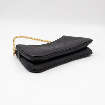 Pochette Liv Black Monogram Empreinte