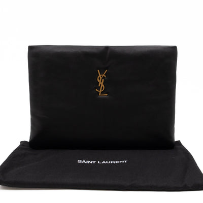 Calypso Pillow Pouch Black Leather