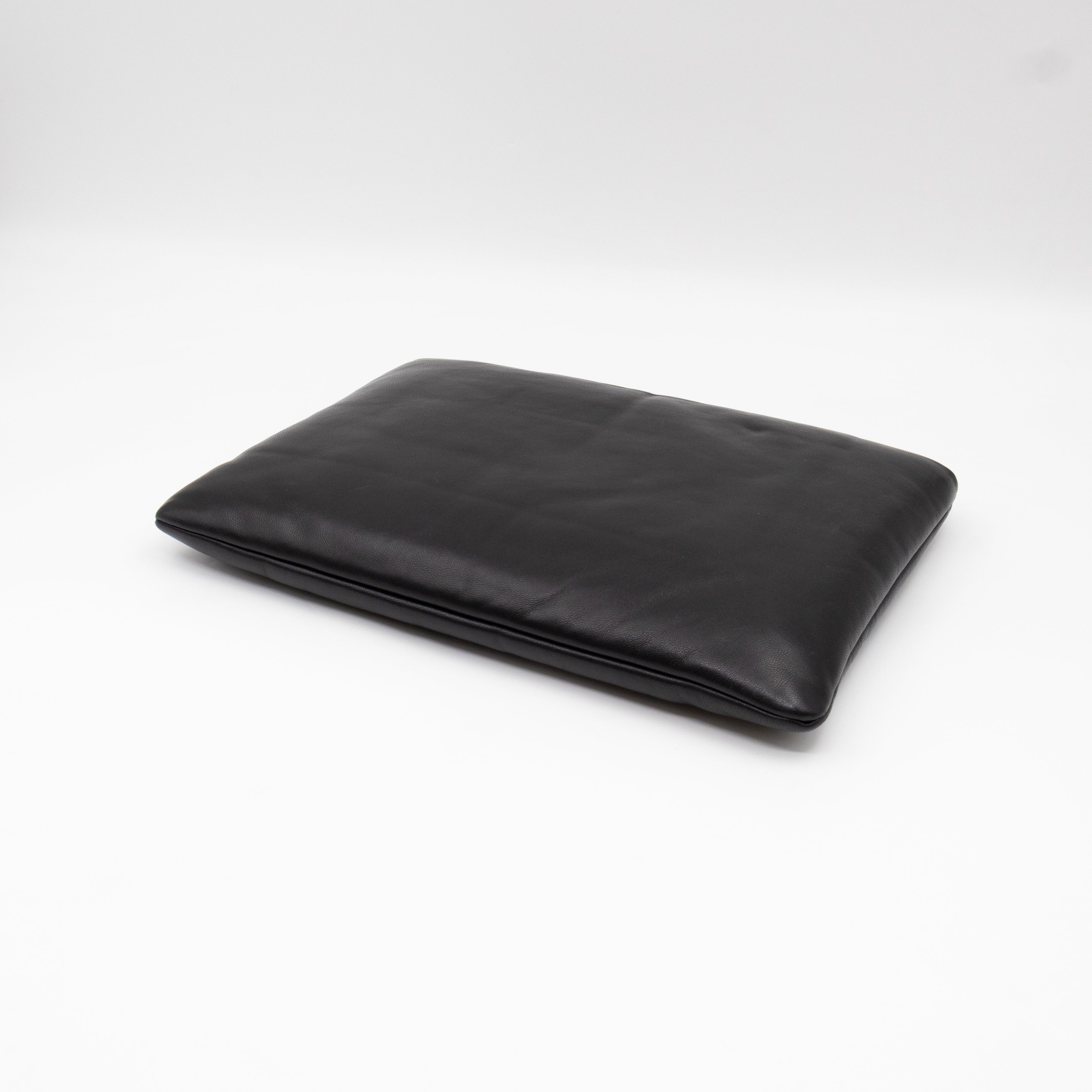 Calypso Pillow Pouch Black Leather