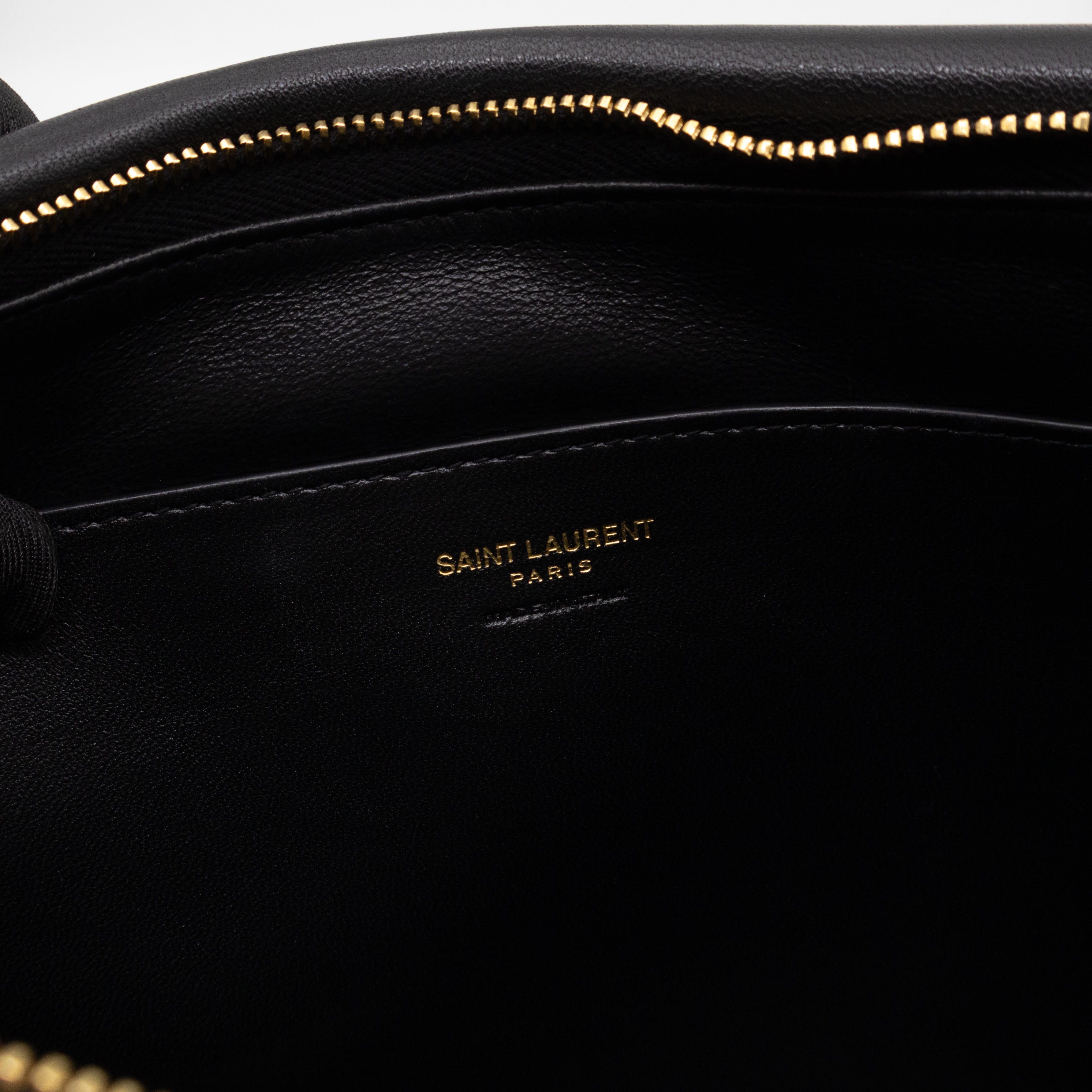 Calypso Pillow Pouch Black Leather