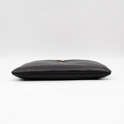 Calypso Pillow Pouch Black Leather