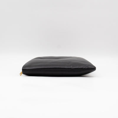 Calypso Pillow Pouch Black Leather