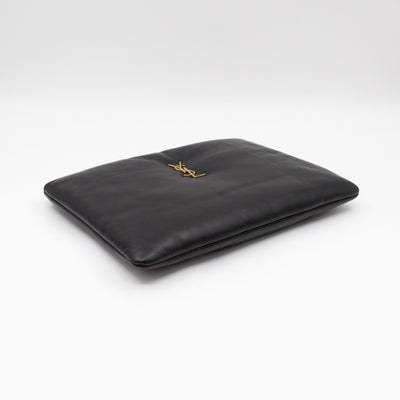 Calypso Pillow Pouch Black Leather