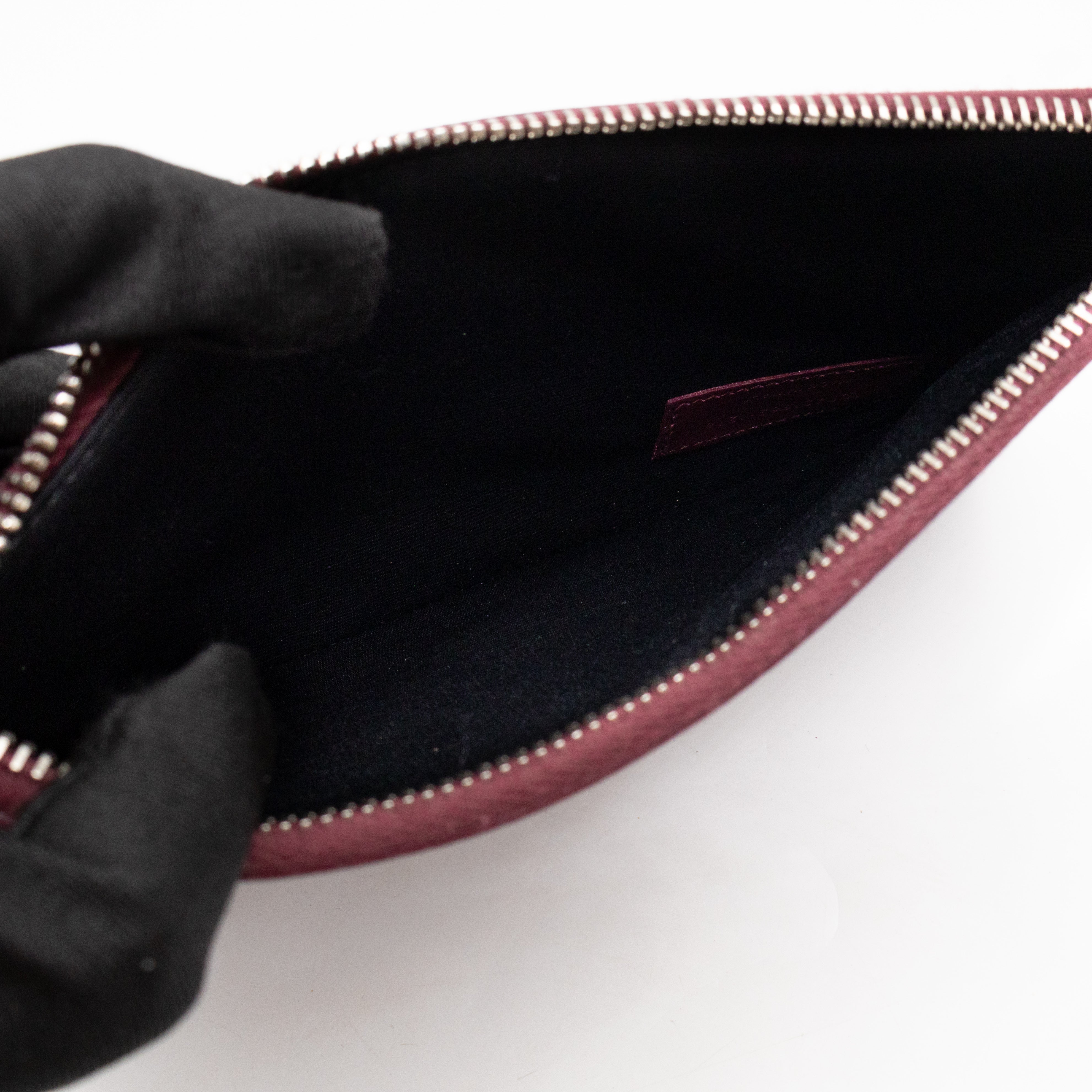 Sac de Jour Baby Burgundy Croc Embossed Leather