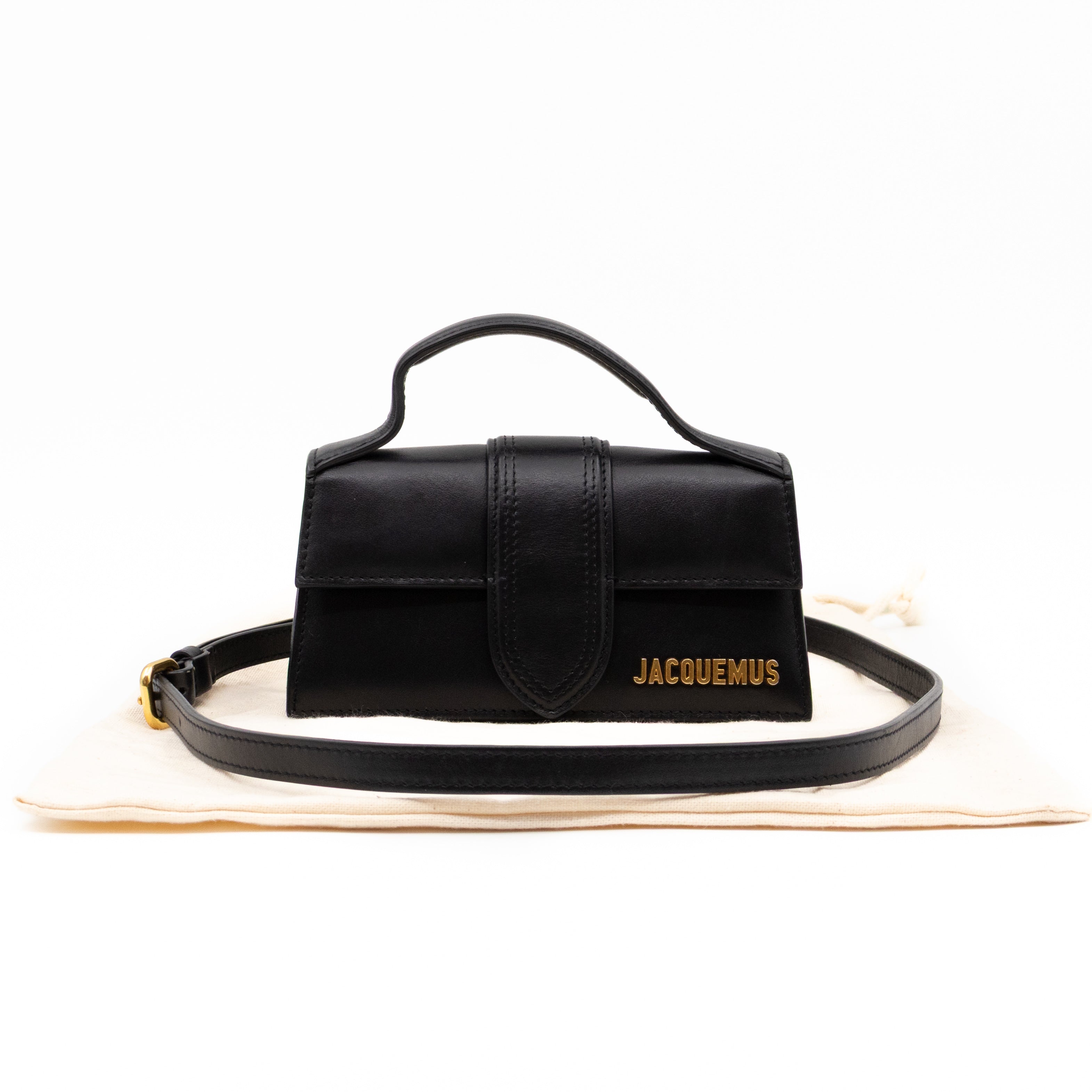 Bambino Mini Black Leather