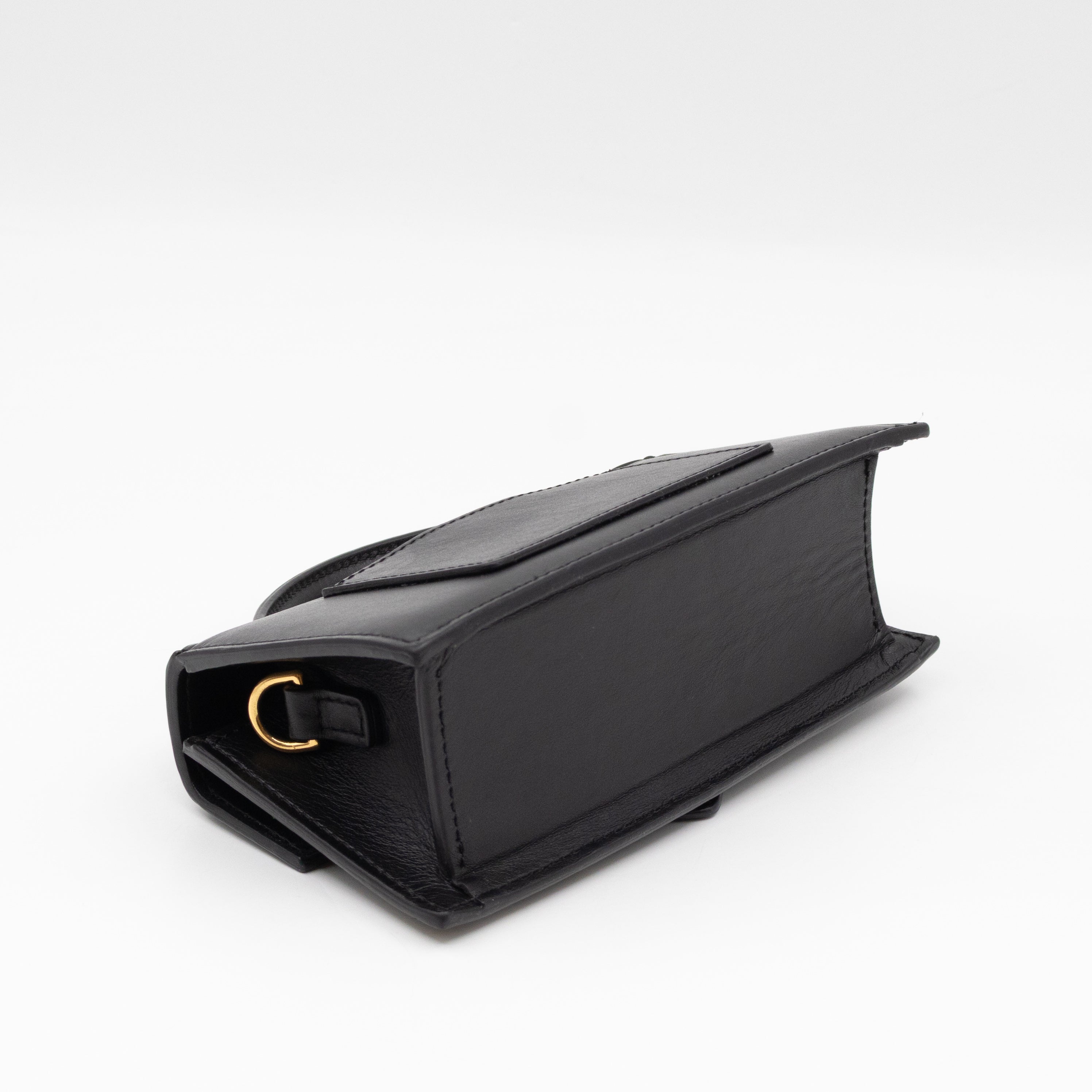 Bambino Mini Black Leather