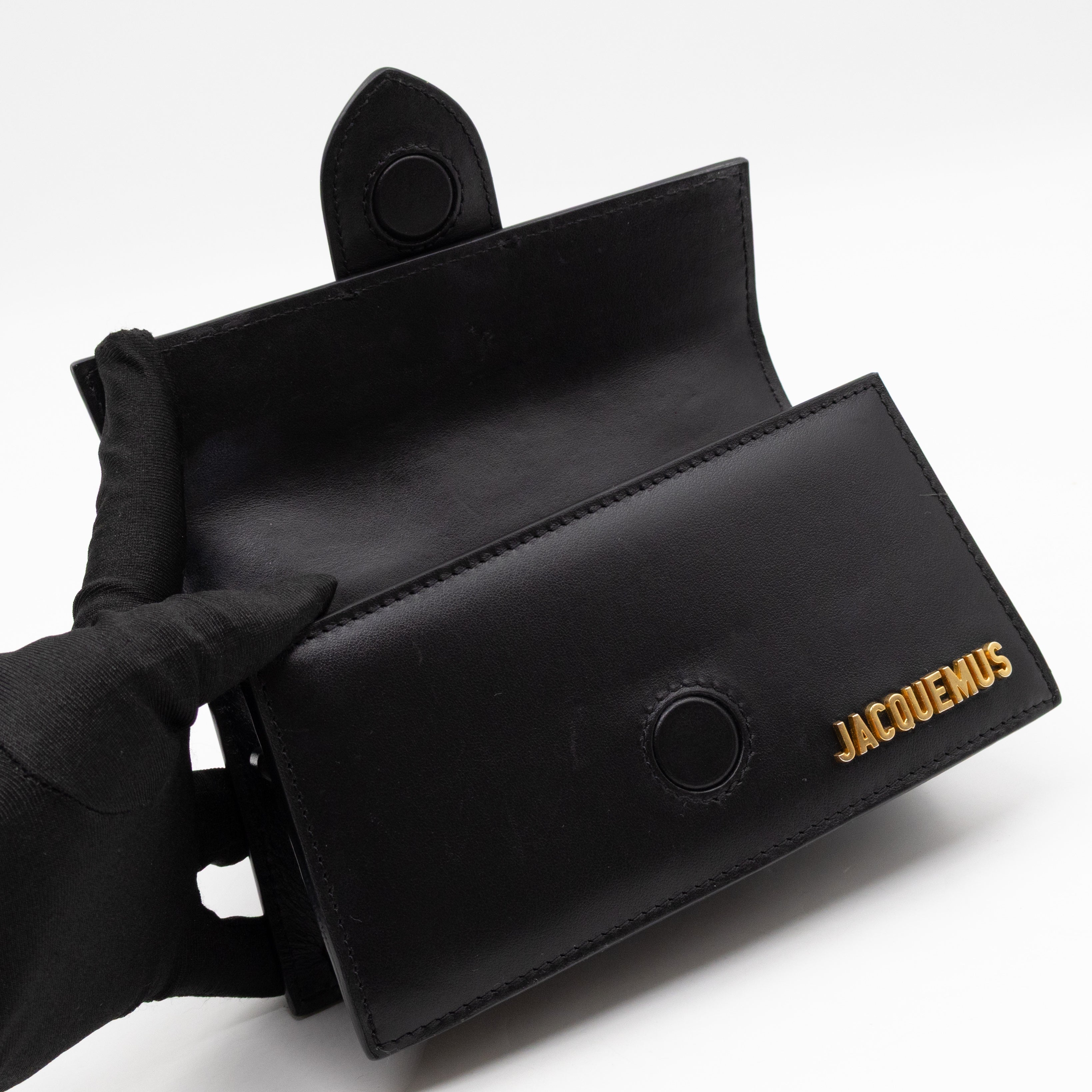 Bambino Mini Black Leather