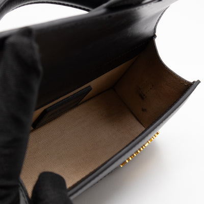 Bambino Mini Black Leather