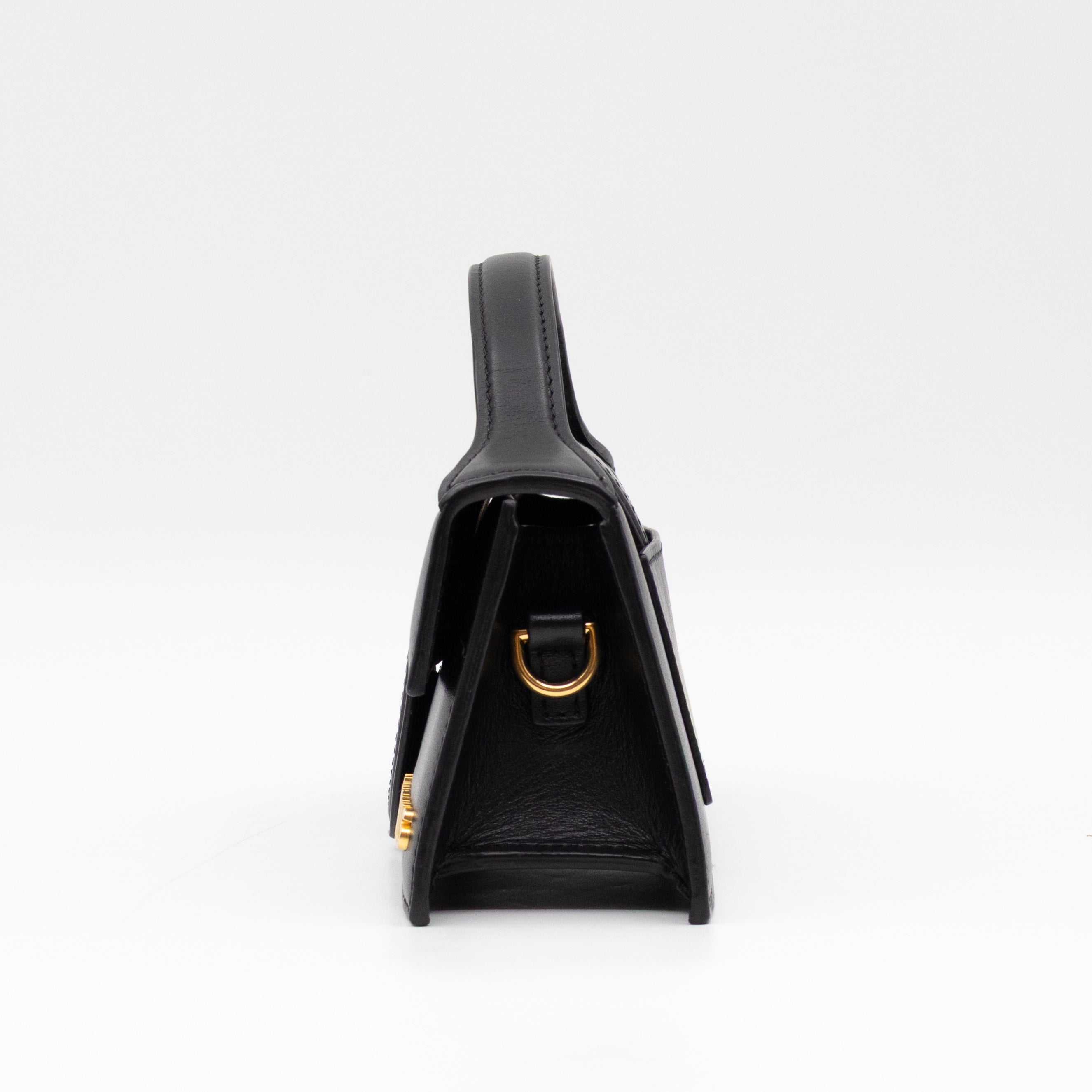 Bambino Mini Black Leather
