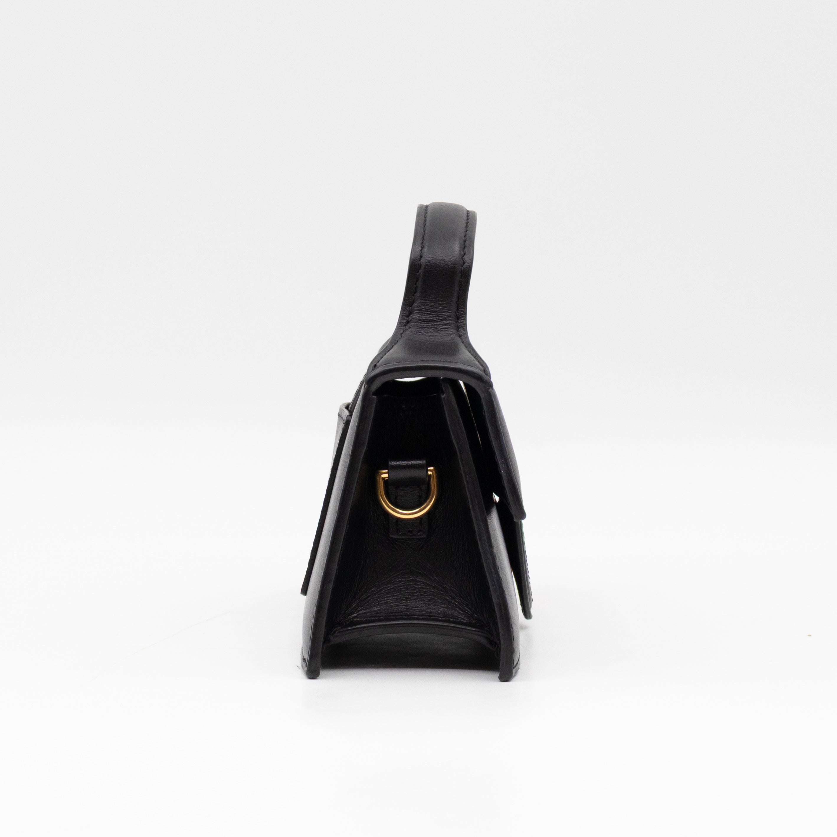 Bambino Mini Black Leather