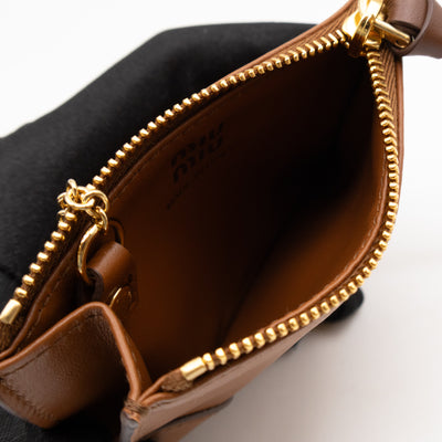 Card Key Holder Cognac Leather