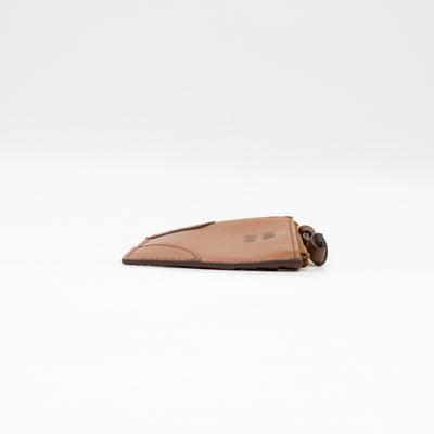 Card Key Holder Cognac Leather