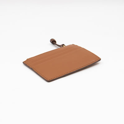 Card Key Holder Cognac Leather