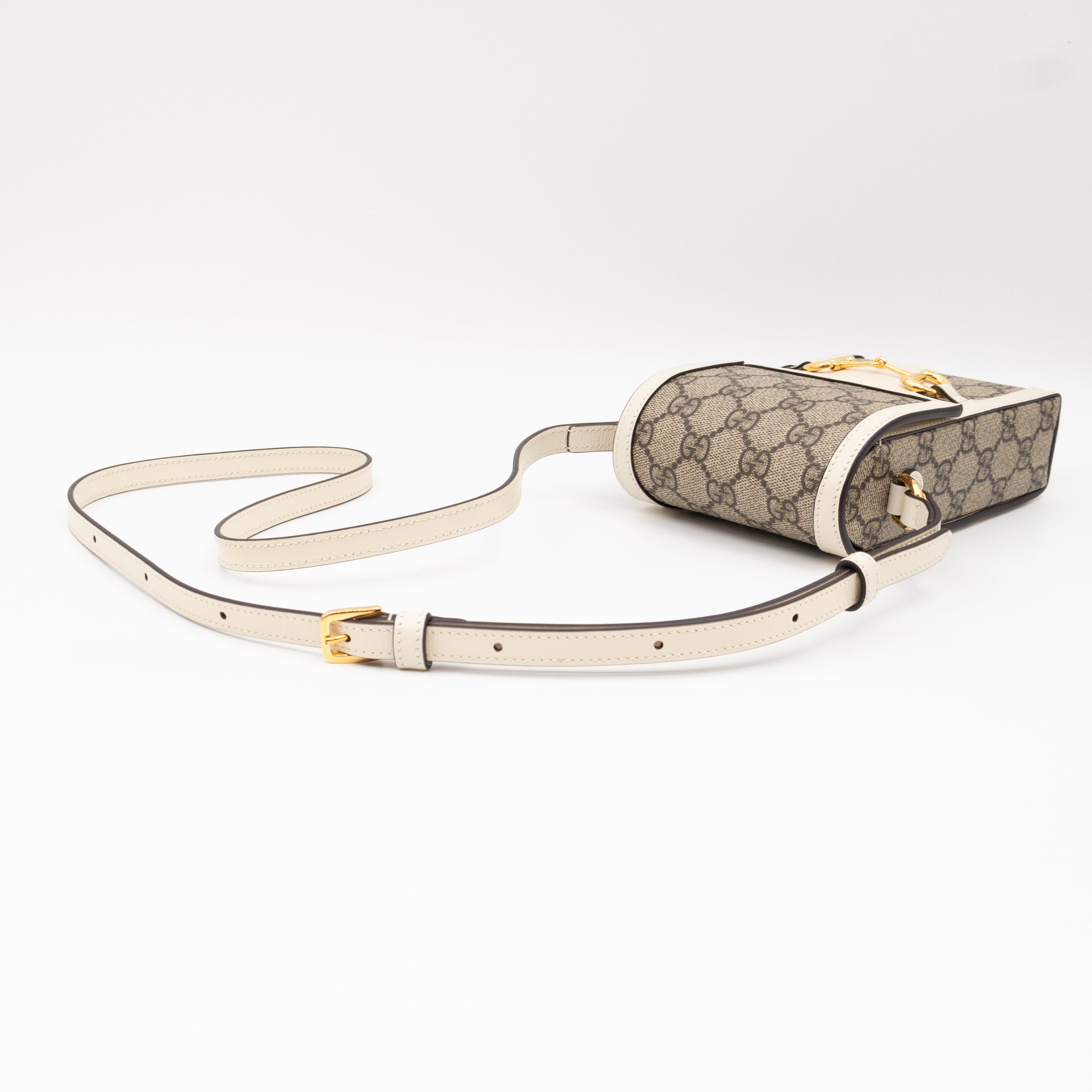 Horsebit 1955 Mini Bag GG Supreme White