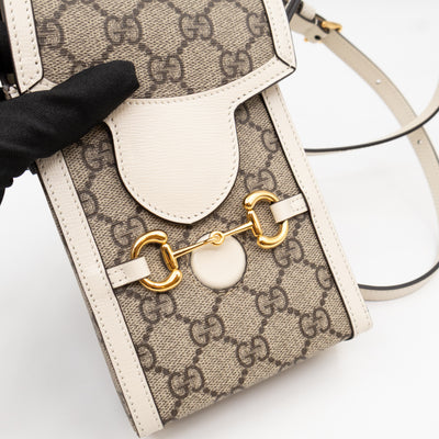 Horsebit 1955 Mini Bag GG Supreme White