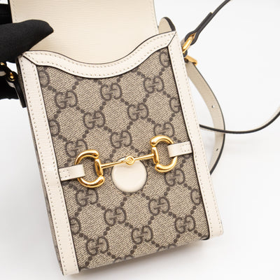 Horsebit 1955 Mini Bag GG Supreme White