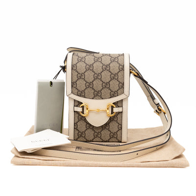 Horsebit 1955 Mini Bag GG Supreme White